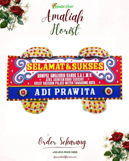 Papan Bunga Ucapan Selamat Renged